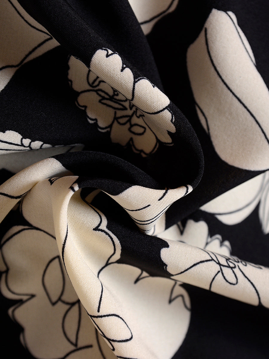 Vintage Printed Dress