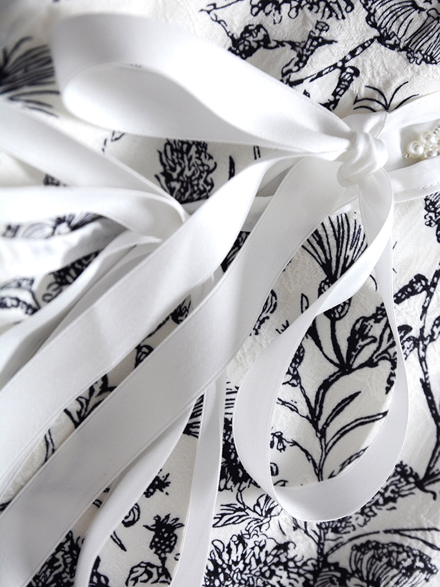 Vintage Cheongsam Irregular Dress