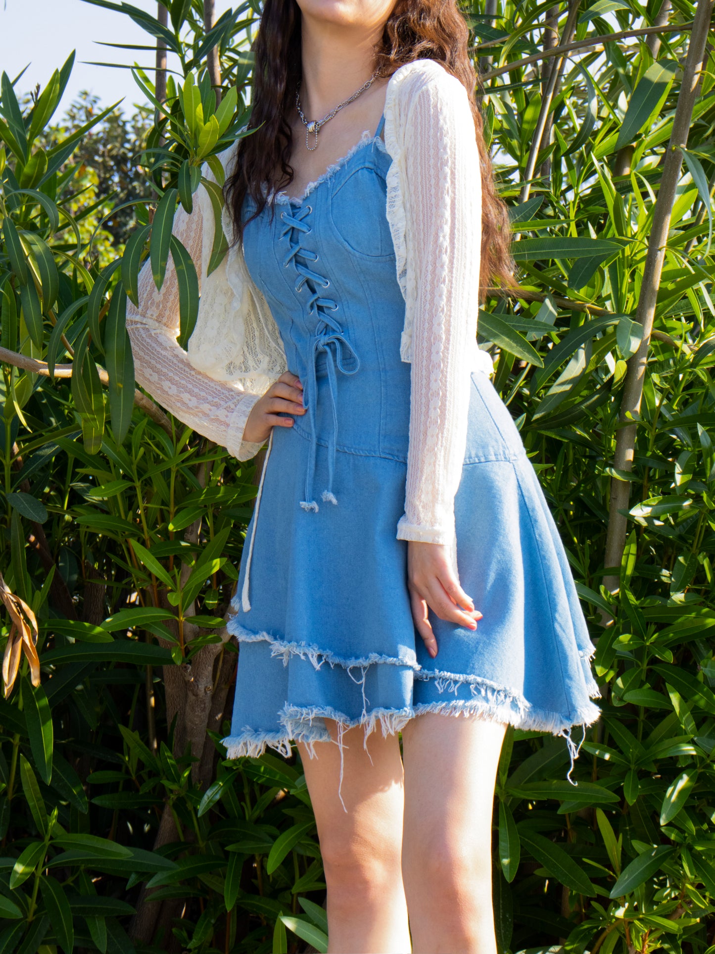 Blue Denim Cake Dress