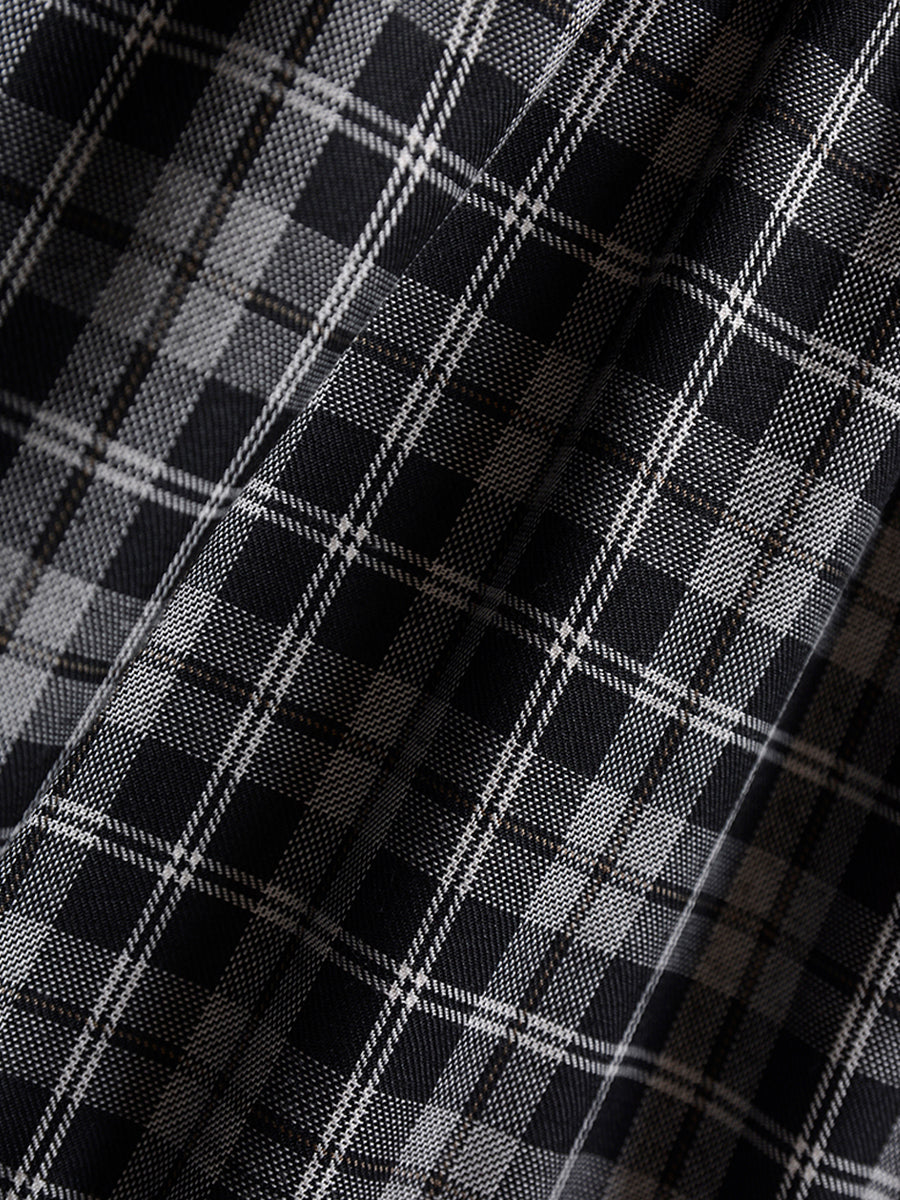 Black And White Checkered Dress