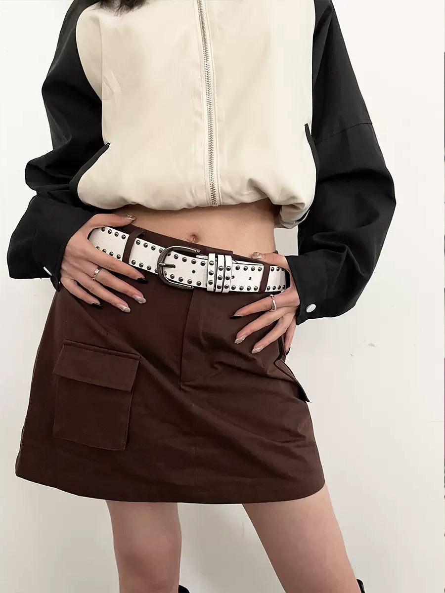 Rivet Pin Buckle Belt