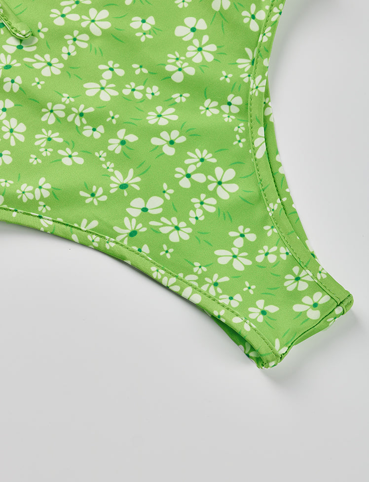 Floral Daisy One-piece Swimwear