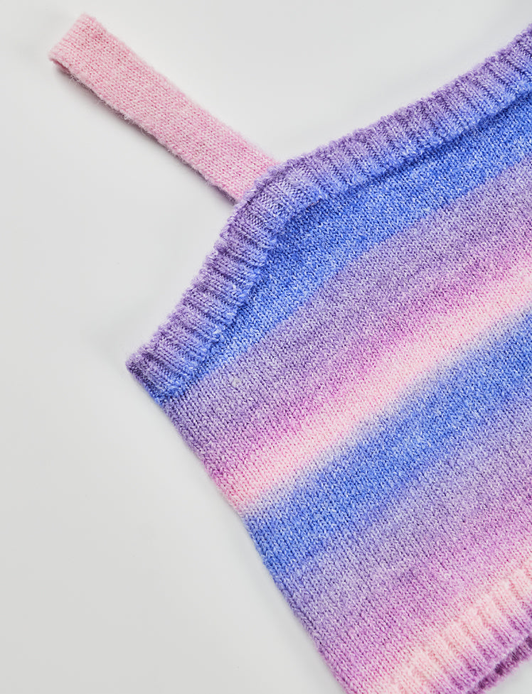 Colorful Knit Cami Top