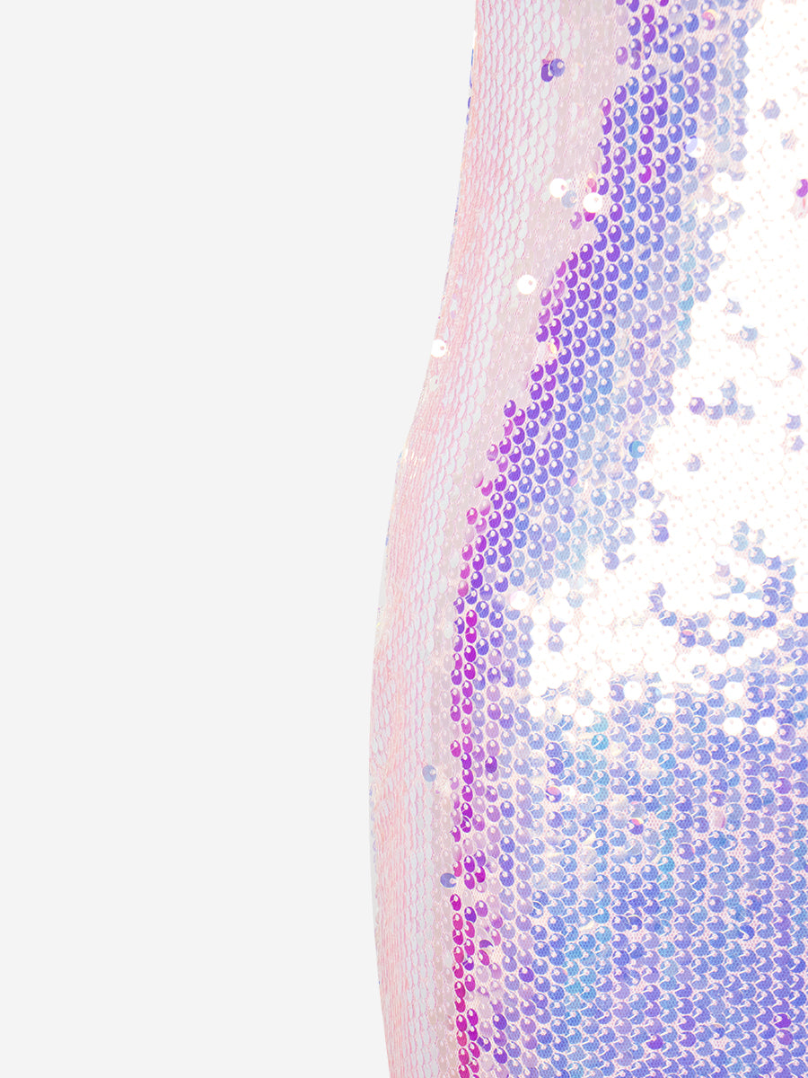 Satin Sequin Dress