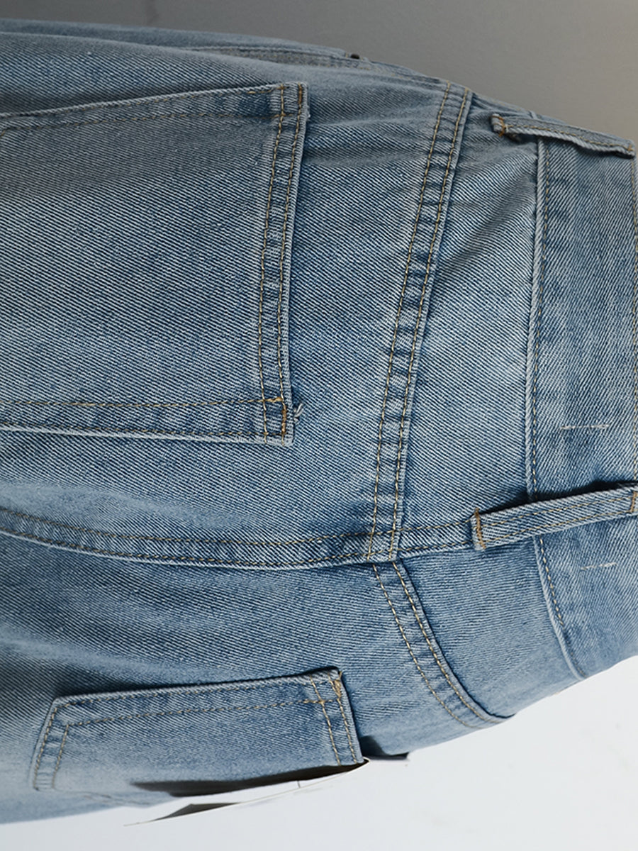 Gradient Loose Jeans