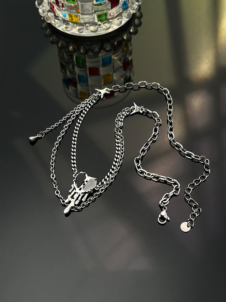 Baroque Love Double Necklace