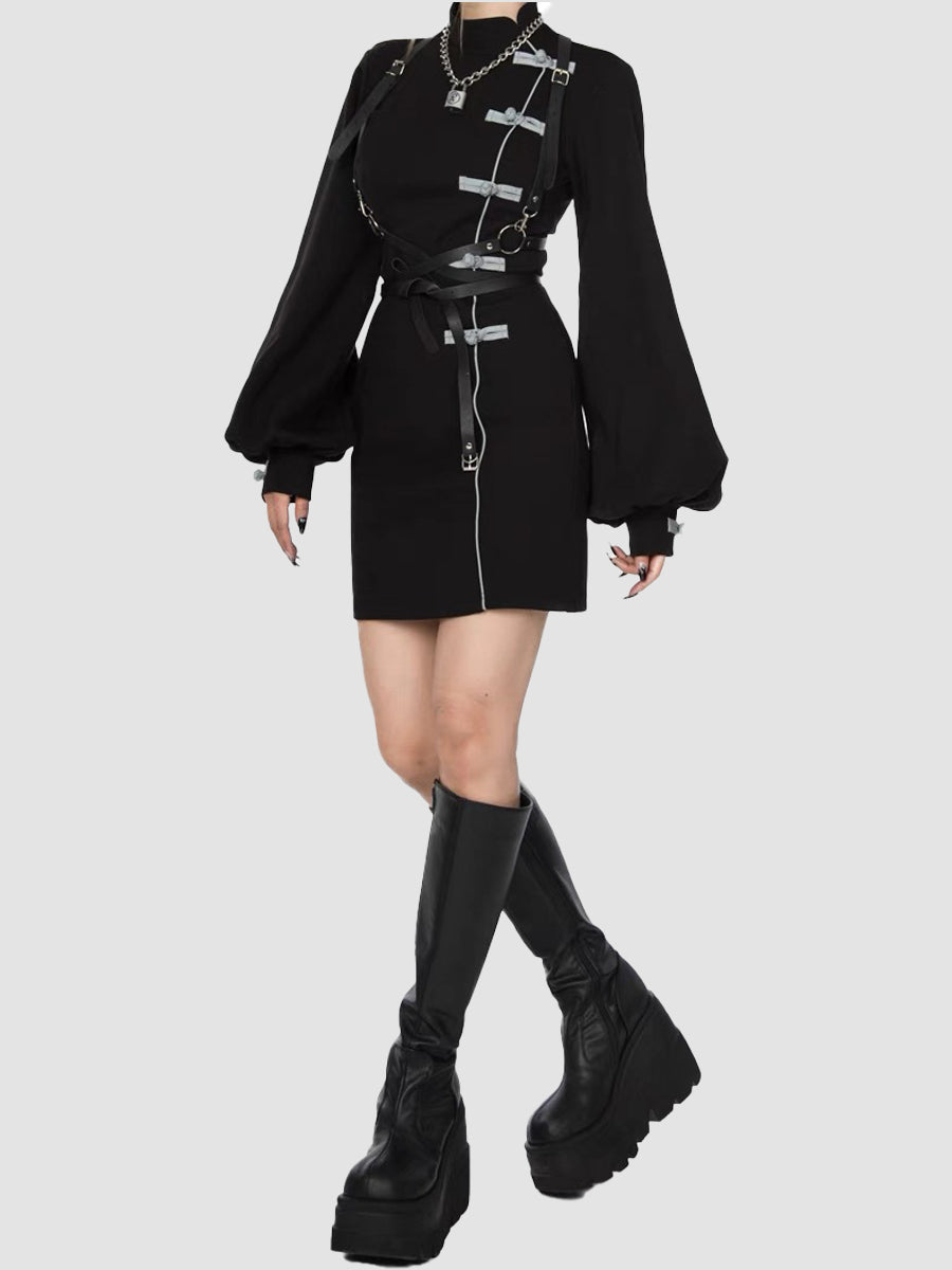 Vintage Long Sleeve Dress