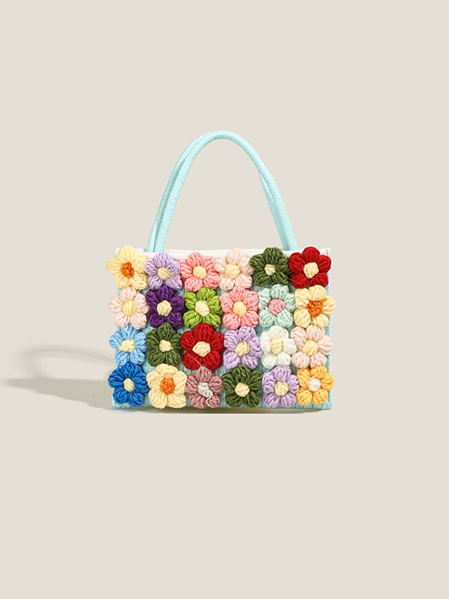 Woven Flower Bag