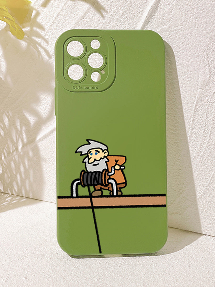 Green Male Case for iPhone
