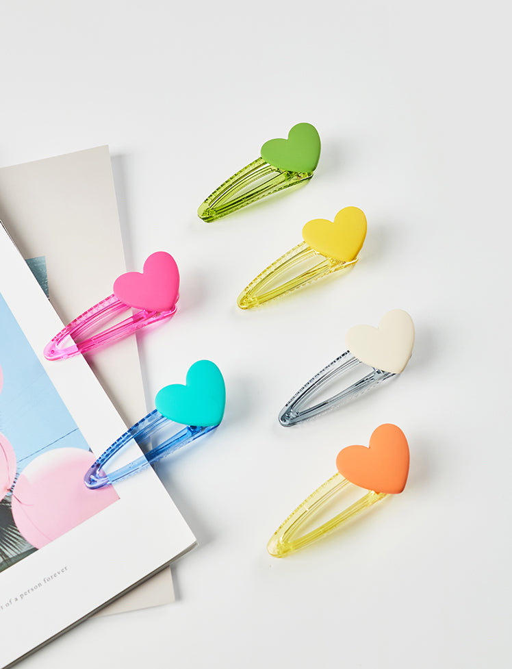 Cute Heart Hairpin