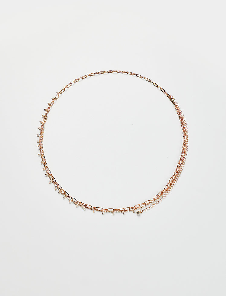 Double Pearl Waist Chain