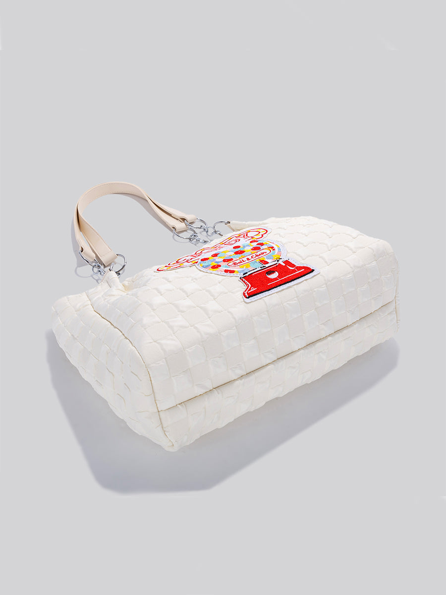Large Capacity Embroidered Tote Bag