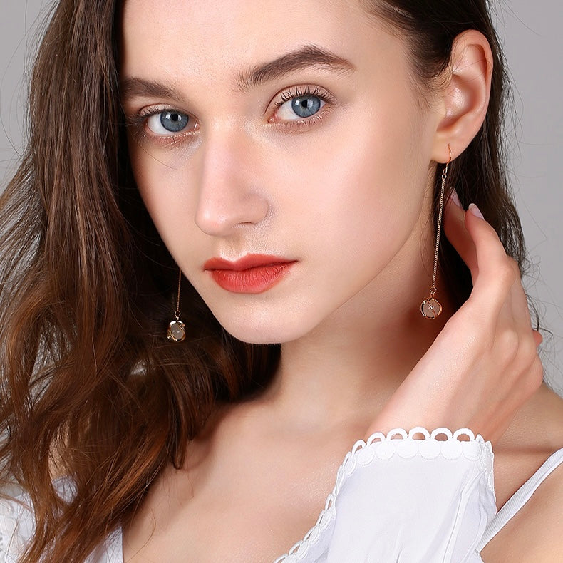 Crystal Dangle Earrings