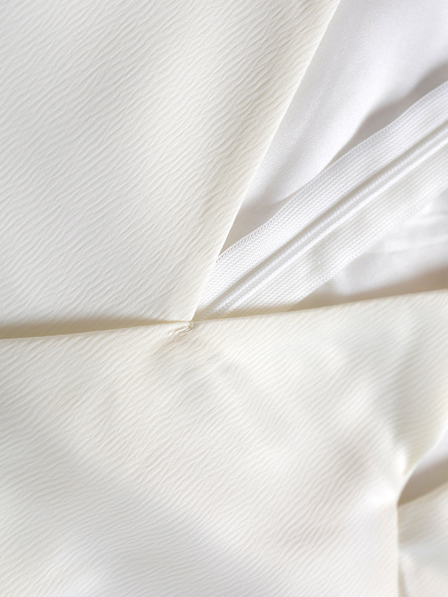 Cream Fairy Satin Dress