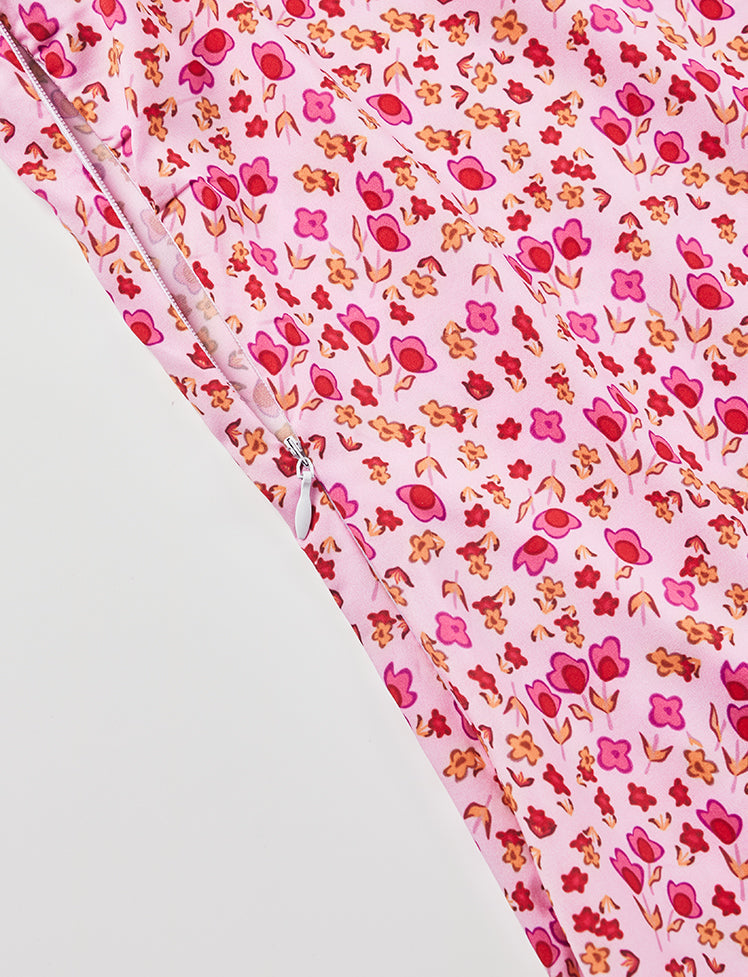 Floral V-neck Cami Dress