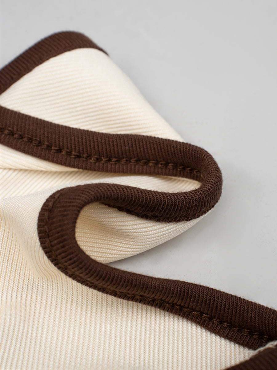 Apricot Straps Sleeveless Short Undershirt Top