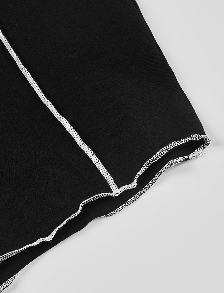 Hollow Shoulder Y2K Top
