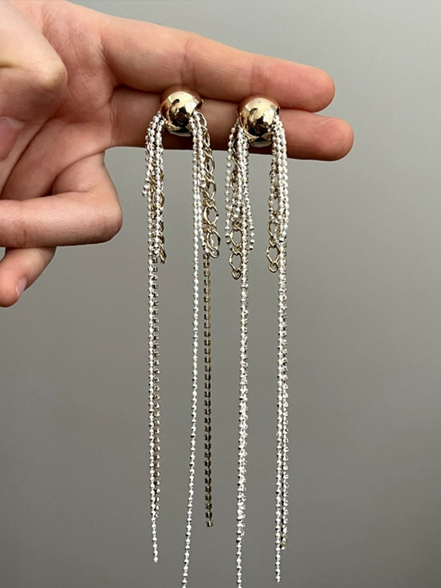 Irregular Tassel Earrings