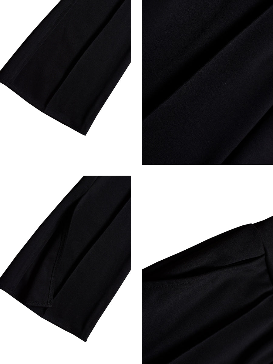 Thin Black Pants