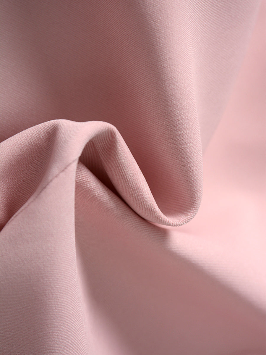 Loose Solid Color Blazer Coat