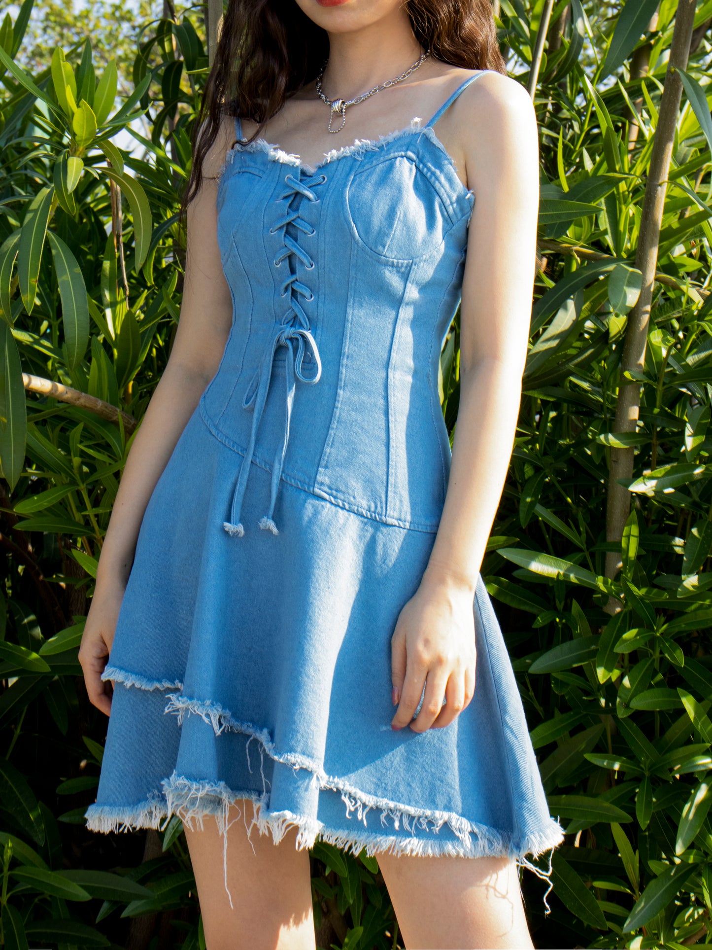 Blue Denim Cake Dress