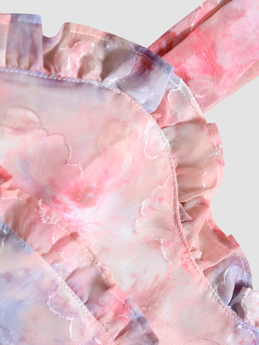 Floral Bow Camisole Dress