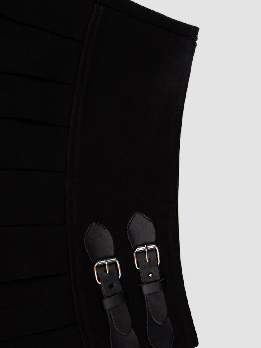 Suit Pleated Skirt