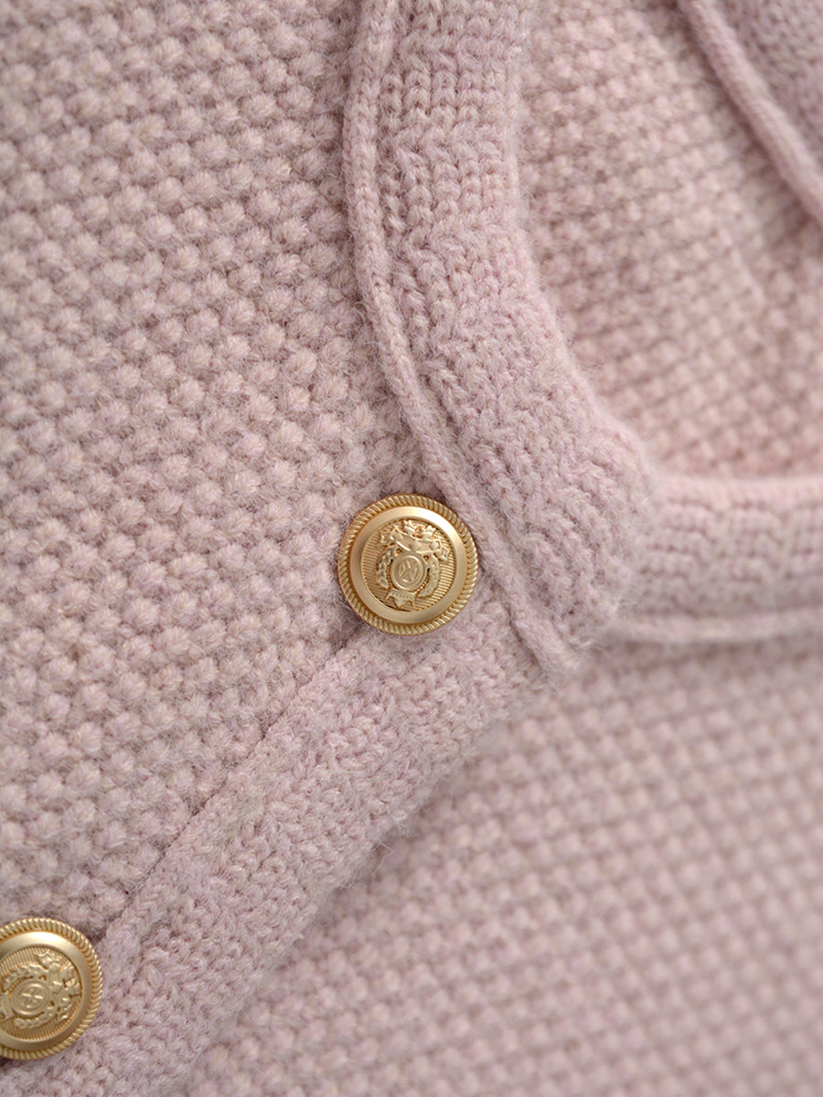 Pink Sweater Jacket Cardigan
