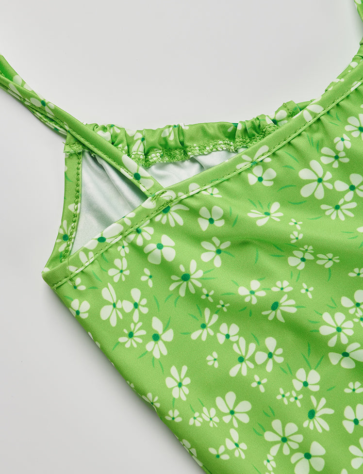 Floral Daisy One-piece Swimwear