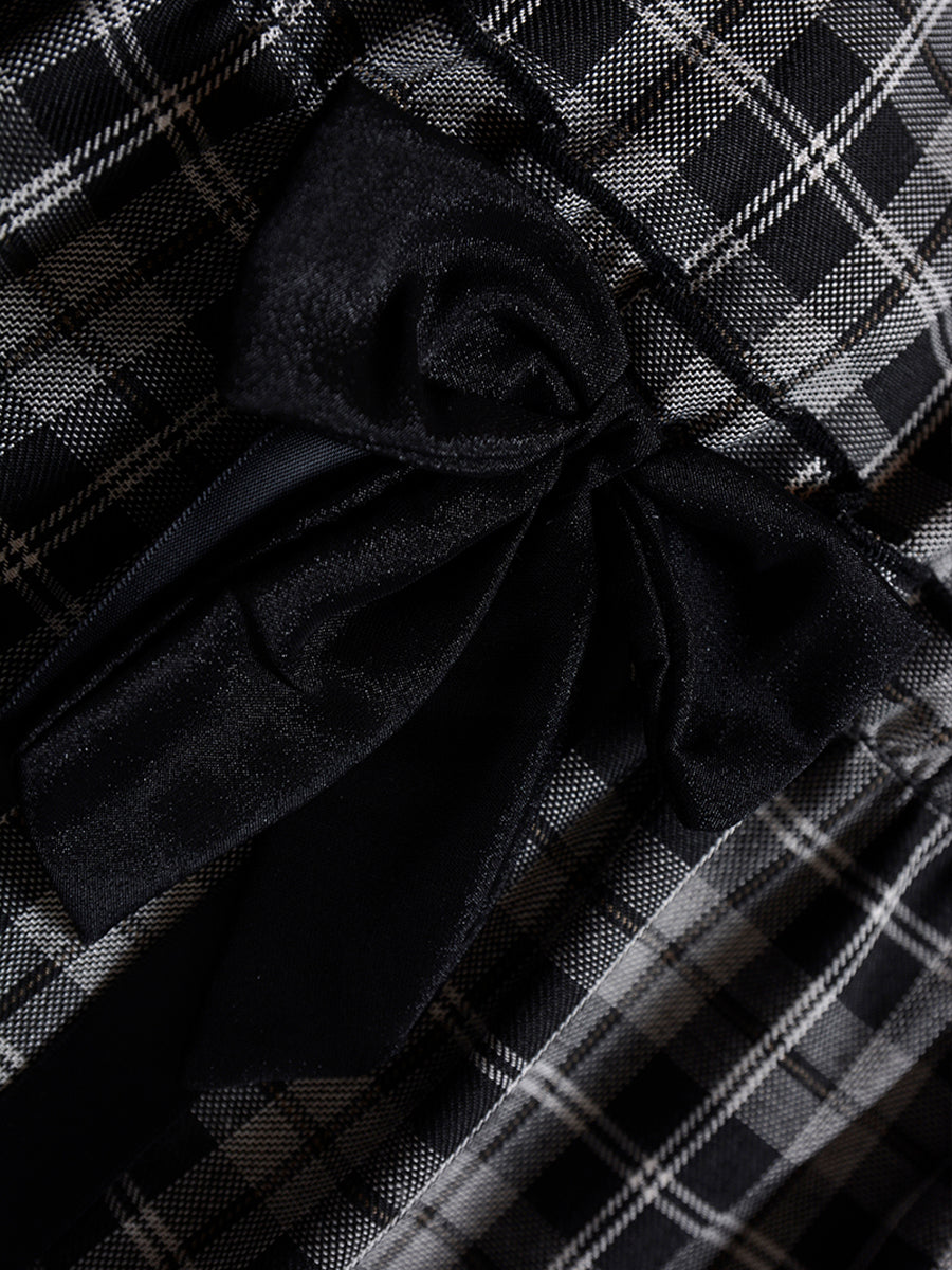 Black And White Checkered Dress