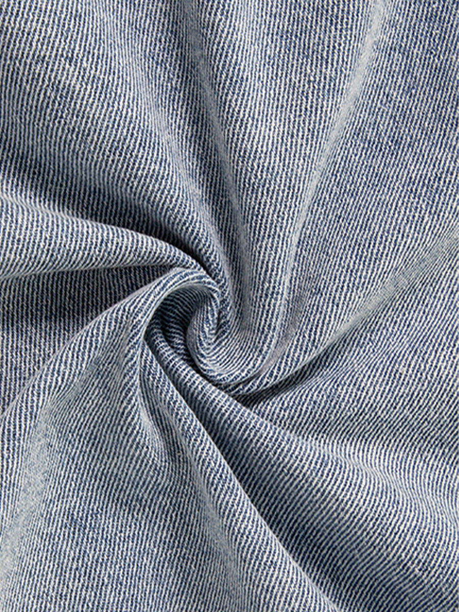 Irregular Denim Skirt