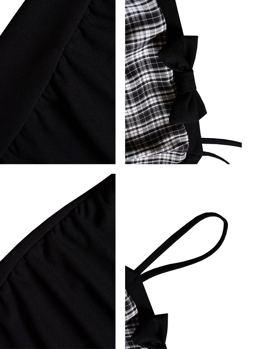 Plaid Camisole Dress