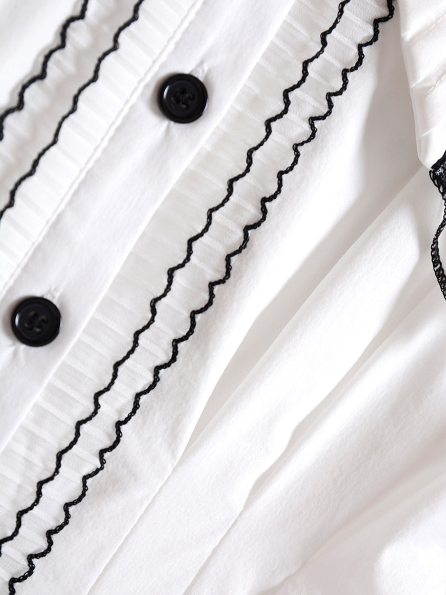 Sweetie Ruffle Button Dress