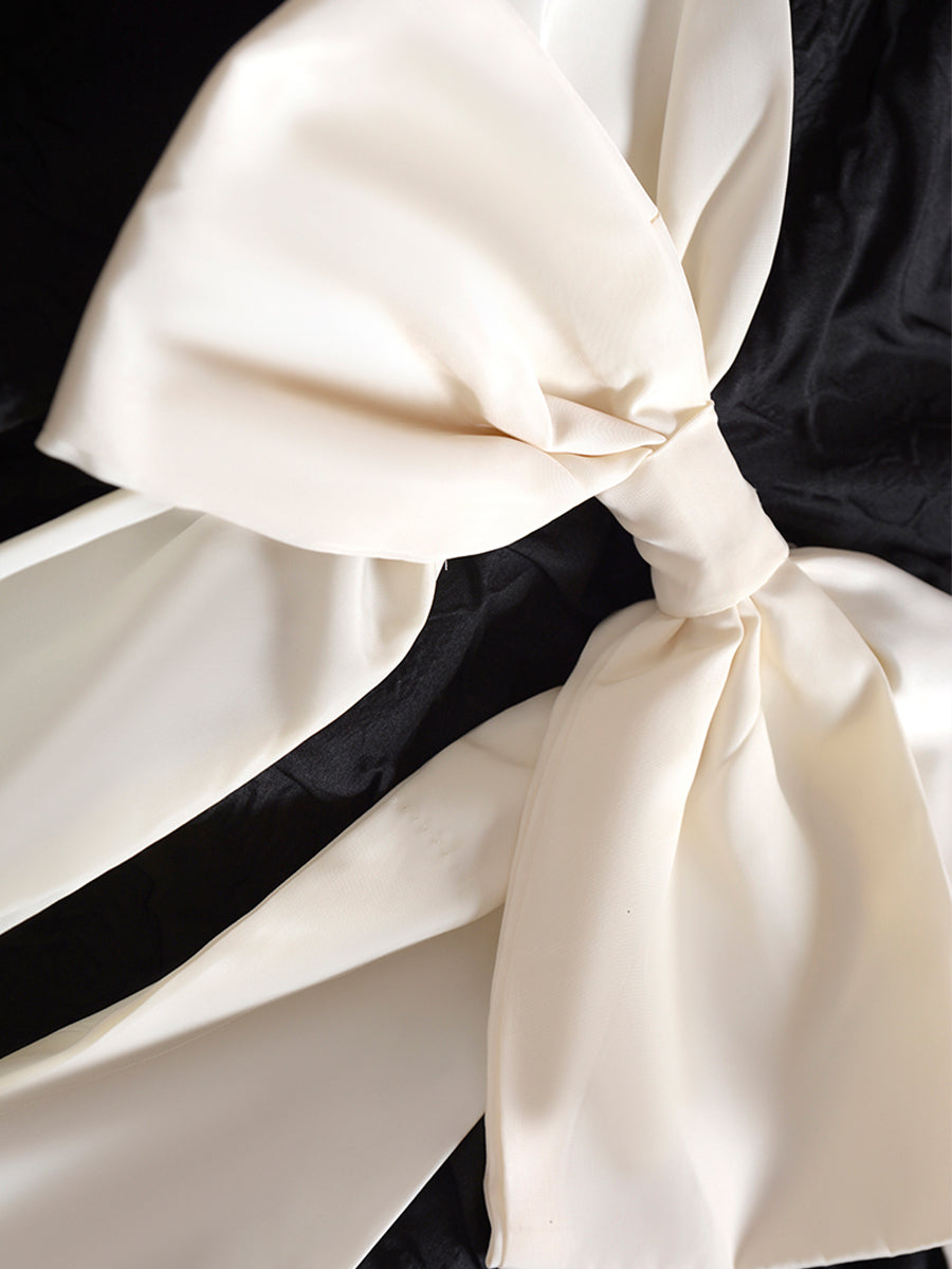 Princess‘s Fluffy Bow Halter Dress