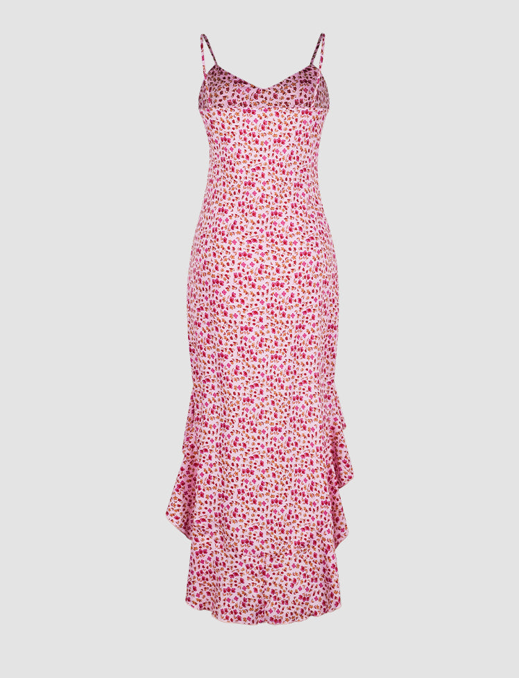Floral V-neck Cami Dress