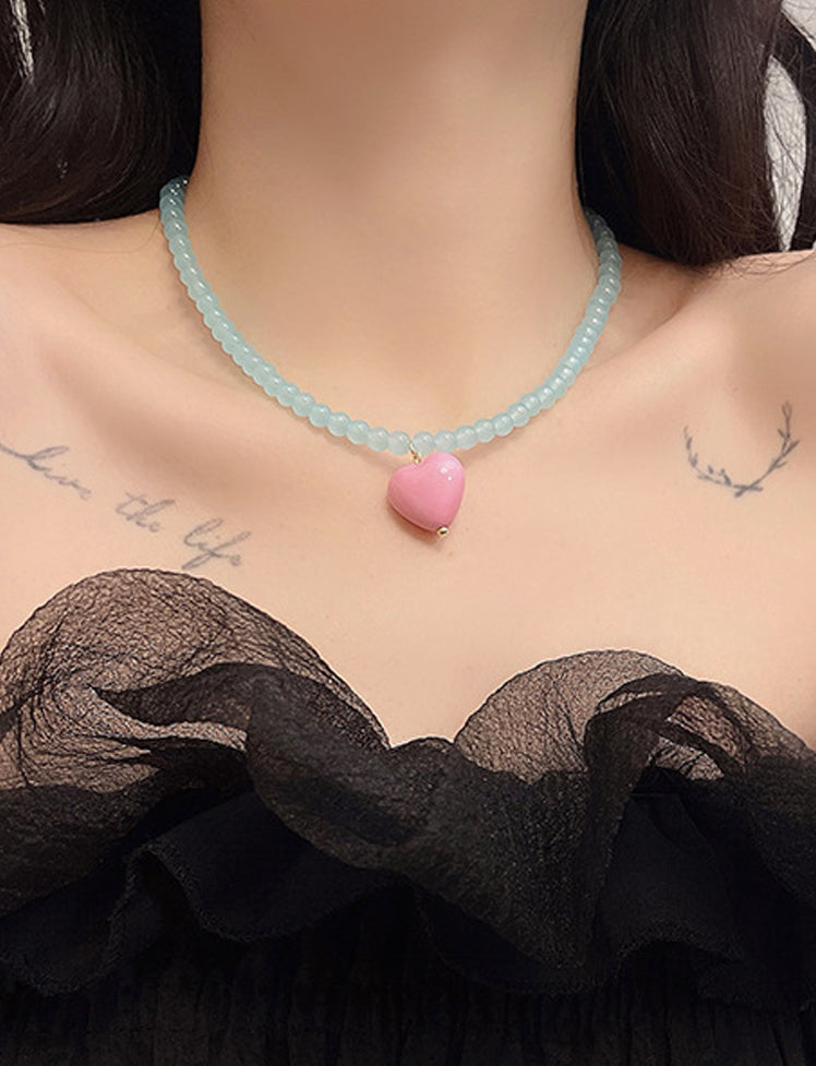 Candy Color Love Necklace