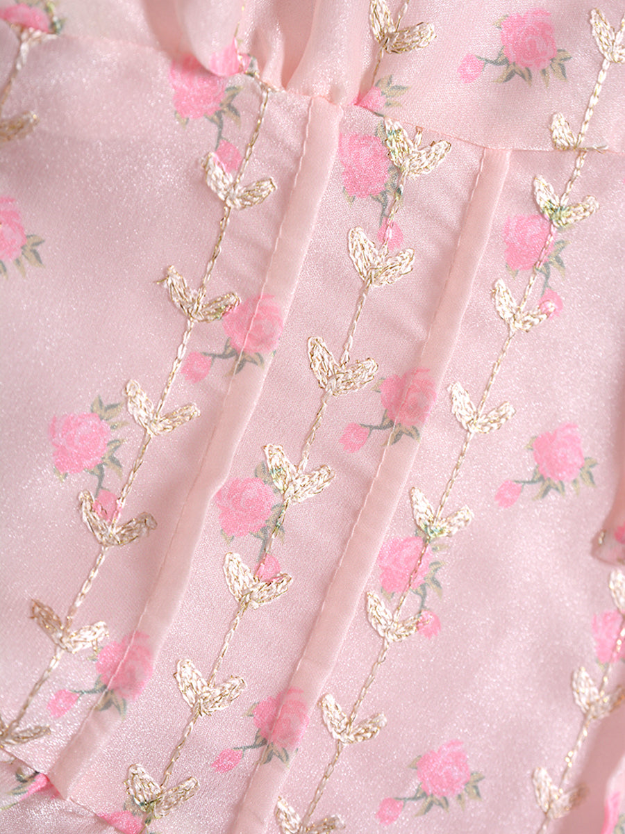 Sweet Girls Cake Pink Dress