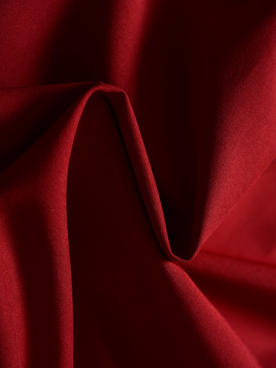 Romantic Red Sleeveless Backless Dress