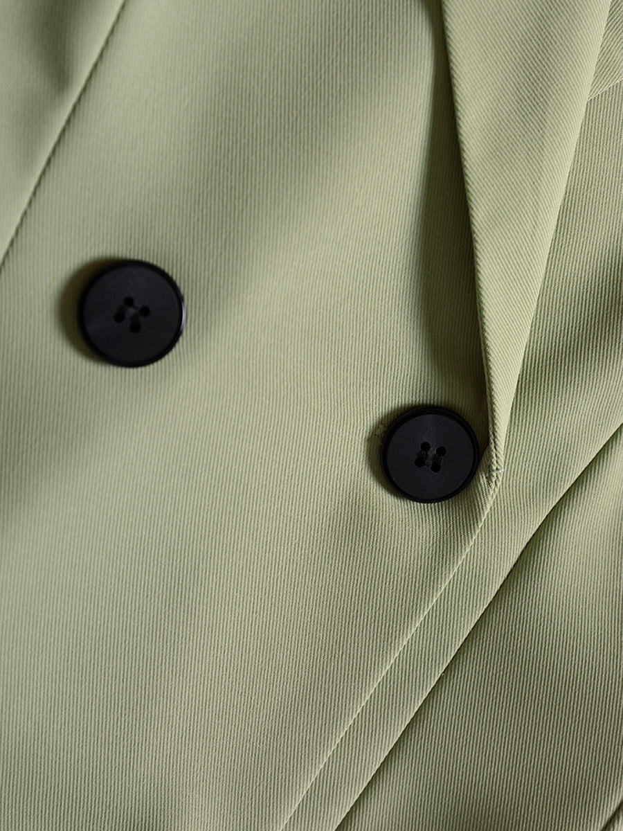Suit Bow Tied Waist Dress
