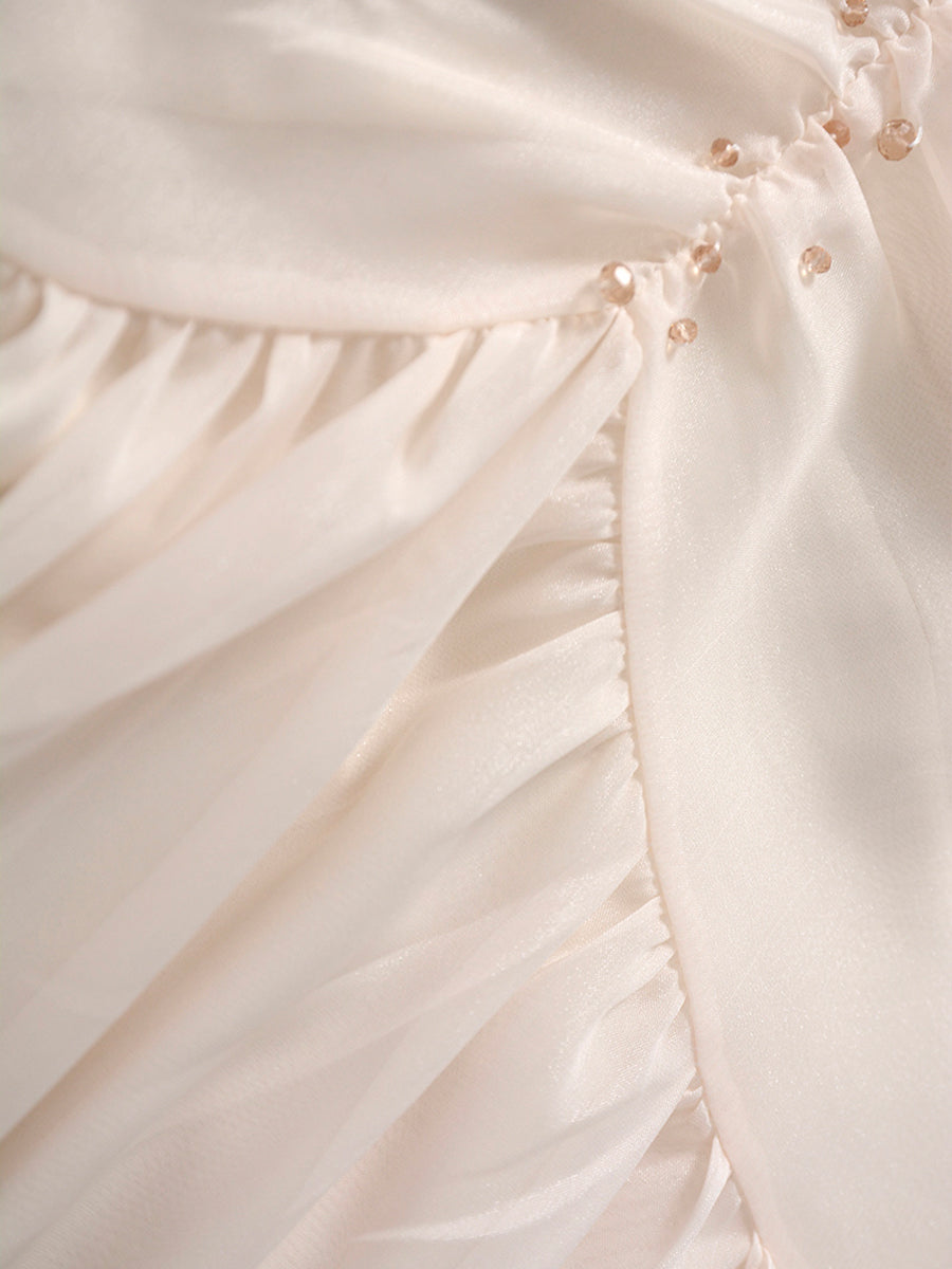 Chiffon Long Sleeve Dress