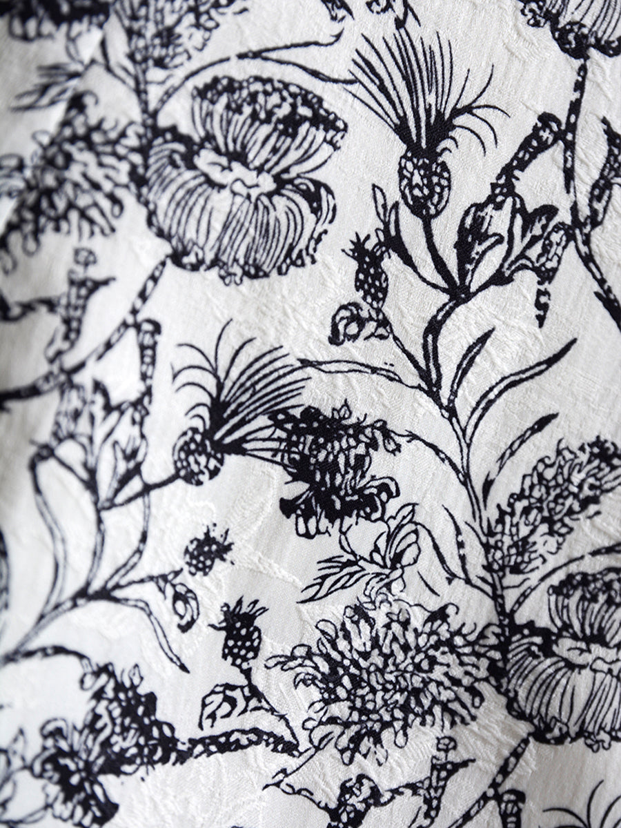 Vintage Cheongsam Irregular Dress