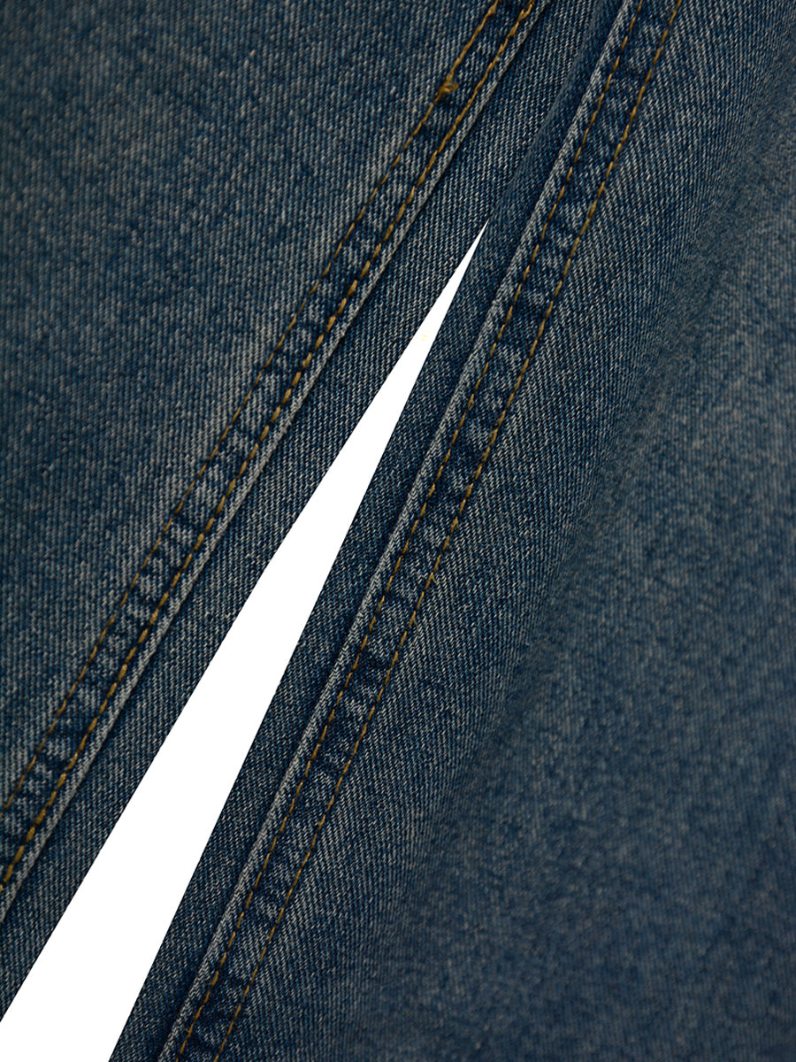 Blue Loose Denim Jeans Pants