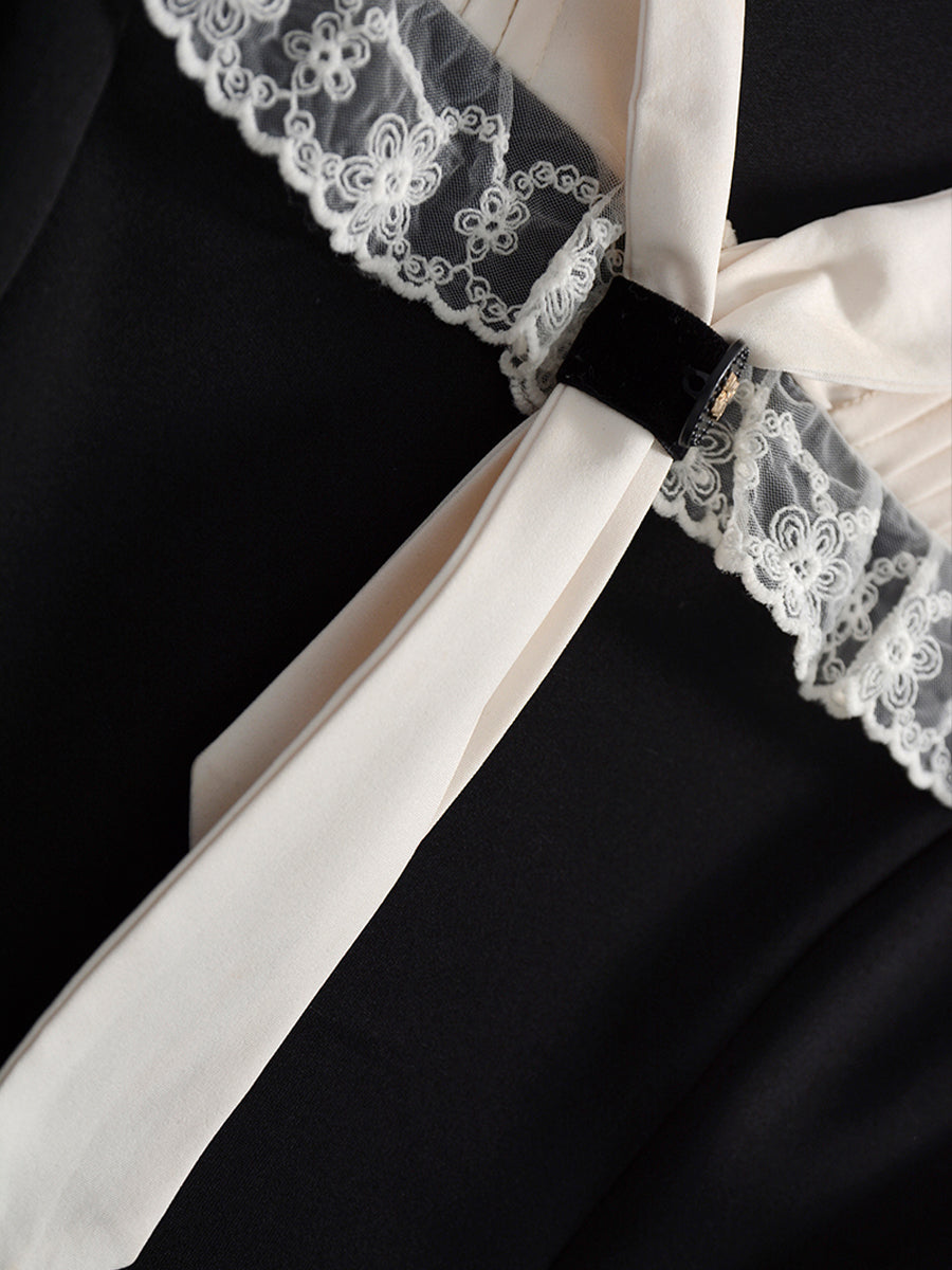 Lace Collar Dress