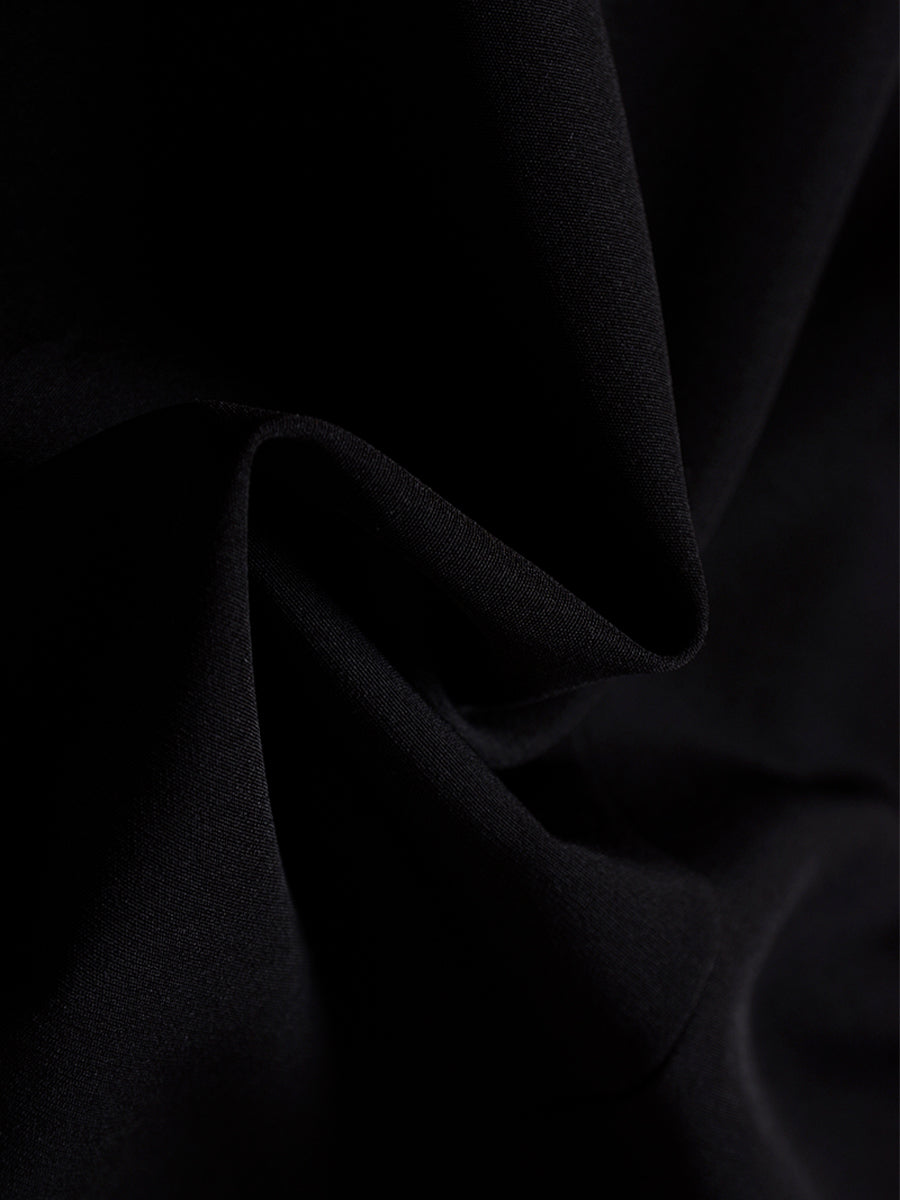 Black Butterfly Polo Dress