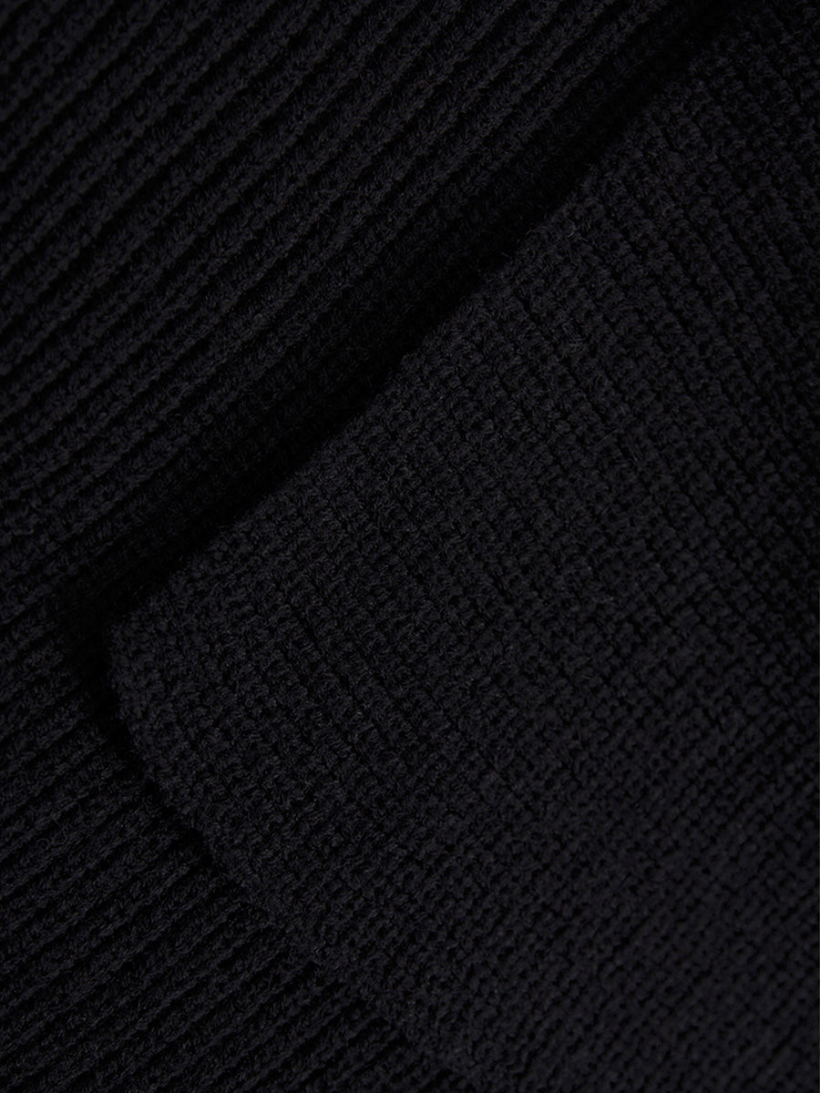 Strapless Knit Sweater Dress with Belt