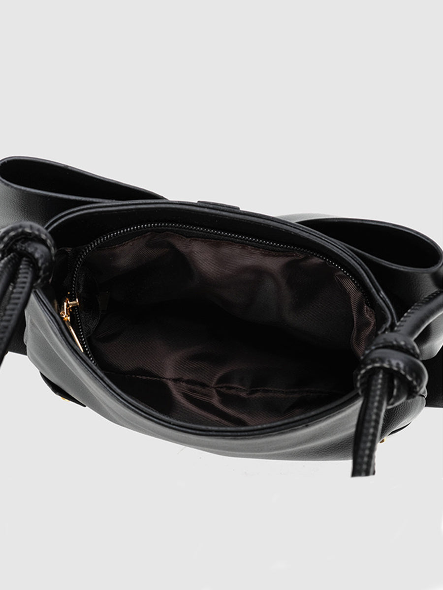 Leather Bow Bag