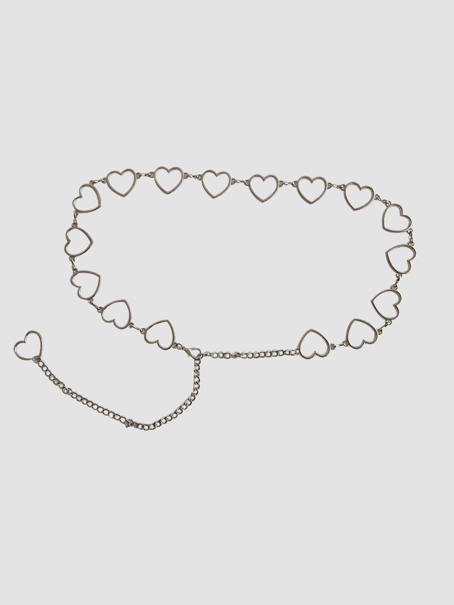 Adjustable Heart Shaped Waist Chain