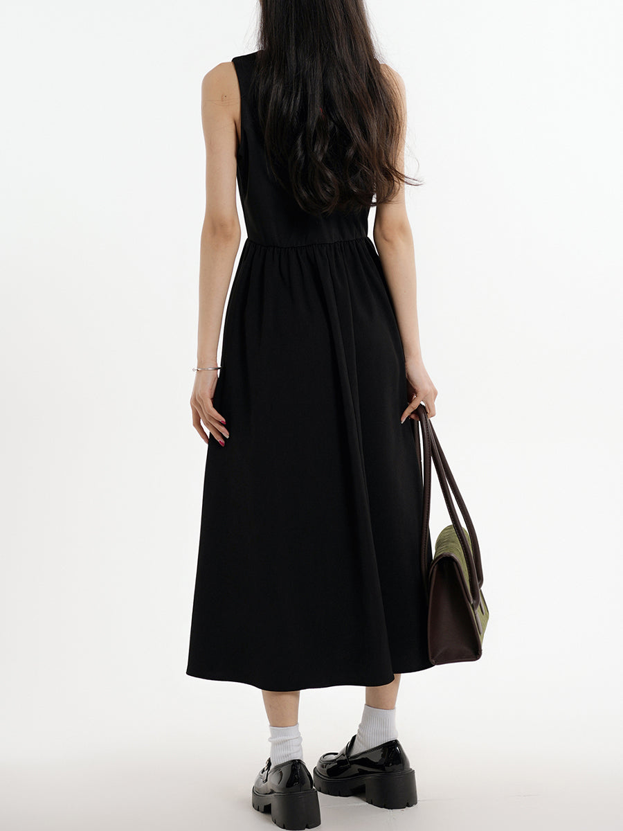 Sleeveless Midi Tank Dress