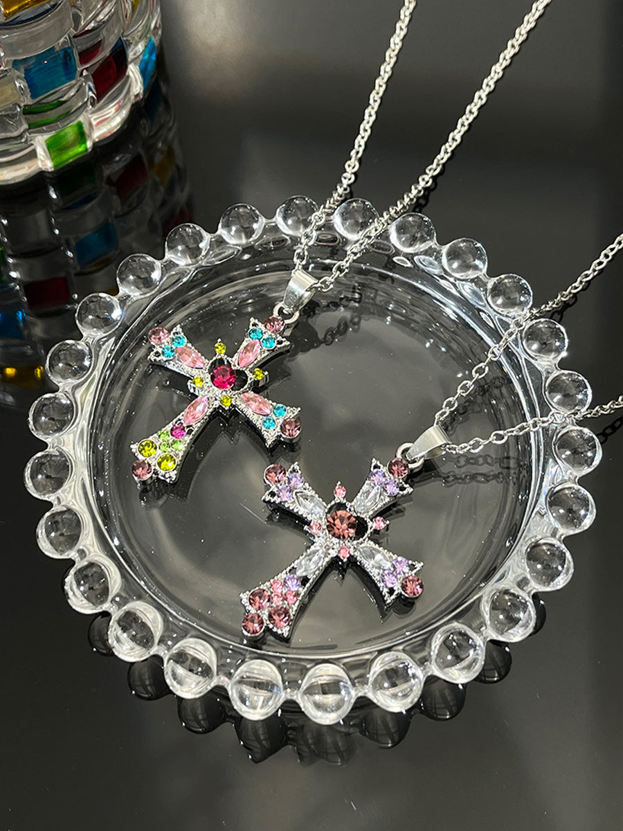 Vintage Gothic Cross Necklace