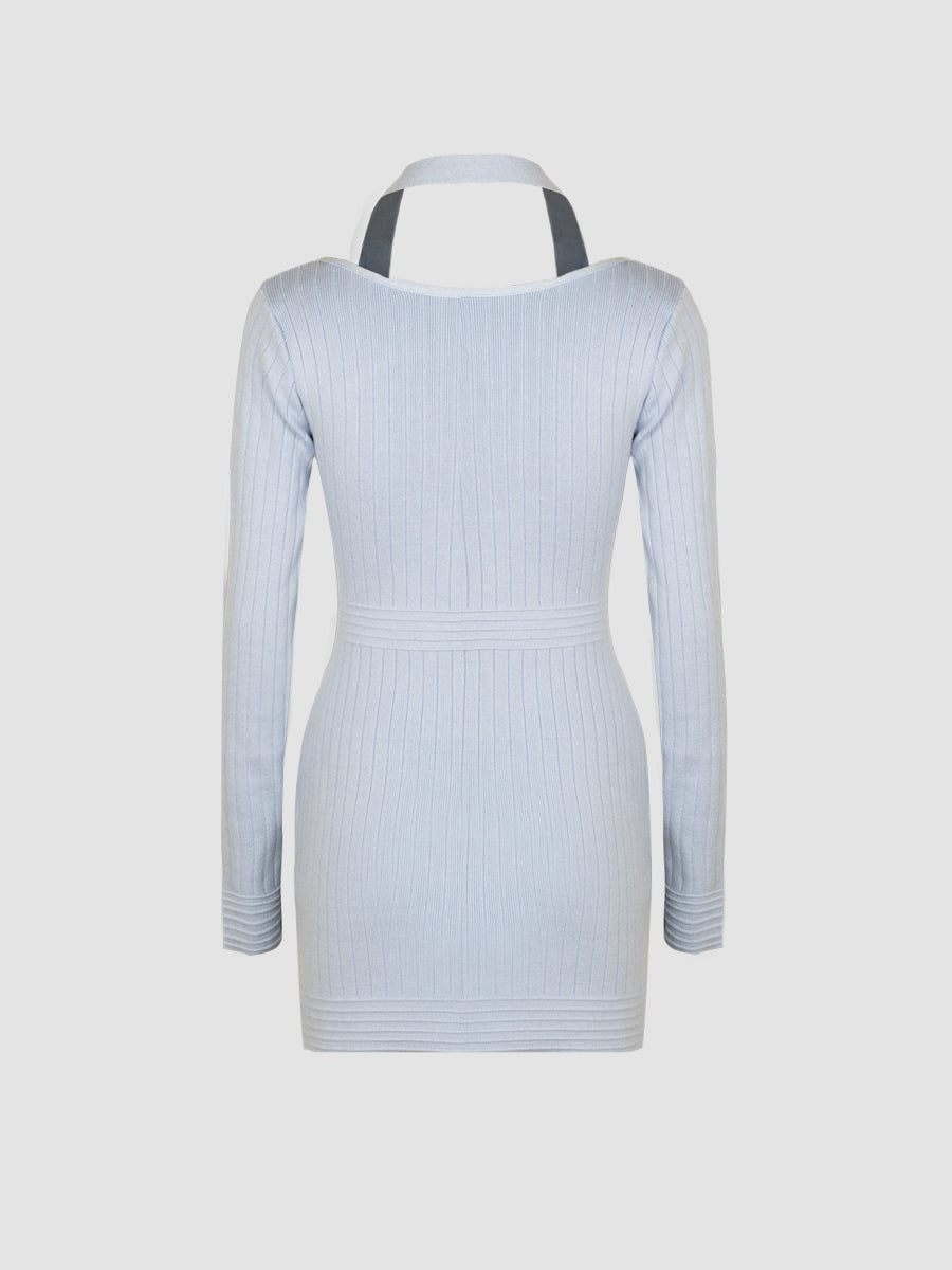 Hanging Neck Tight Dress